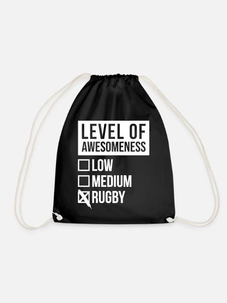 Rugby Rugby Rugby - Turnbeutel - Schwarz