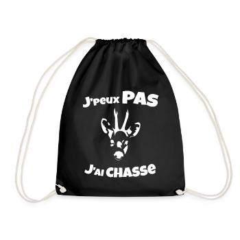 OBV – V.2 J’peux pas j’ai chasse #1 - Sac de sport léger - noir - Devant