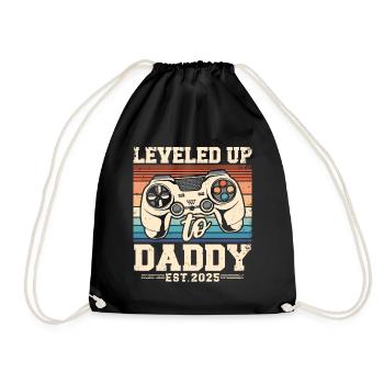 Promu papa en 2025 - Sac de sport léger - noir - Devant