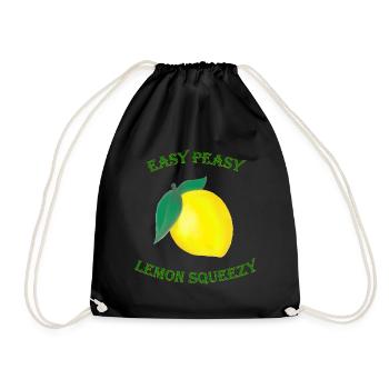 Squeezy au citron facile - Sac de sport léger - noir - Devant