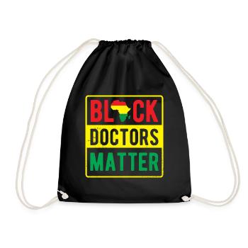 Afro American Clothing Gift Men Women Black - Drawstring Bag - black - Front