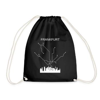FRANKFURT - Drawstring Bag - black - Front