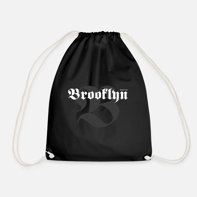 Brooklyn | defdrip | Berlin - Turnbeutel - Schwarz