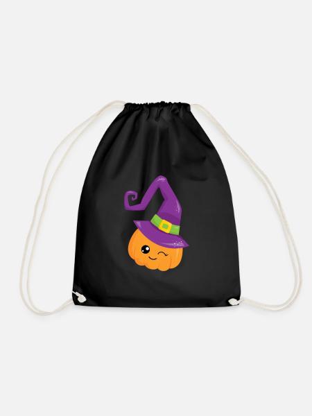 Halloween - Drawstring Bag - black