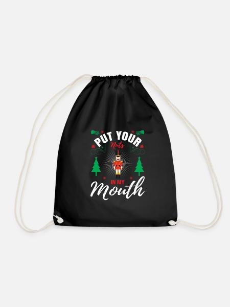 Ugly Christmas - Turnbeutel - Schwarz