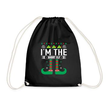 Ugly Christmas - Drawstring Bag - black - Front