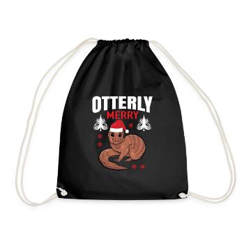 Ugly Christmas - Drawstring Bag - black - Front