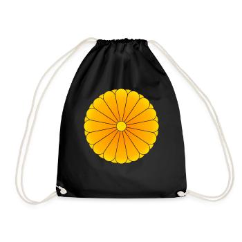 The Japanese Imperial Seal - Drawstring Bag - black - Front