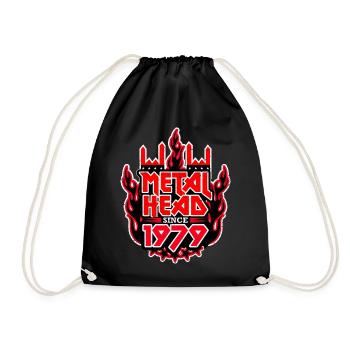 METALHEAD since 1979 - Turnbeutel - Schwarz - Vorne