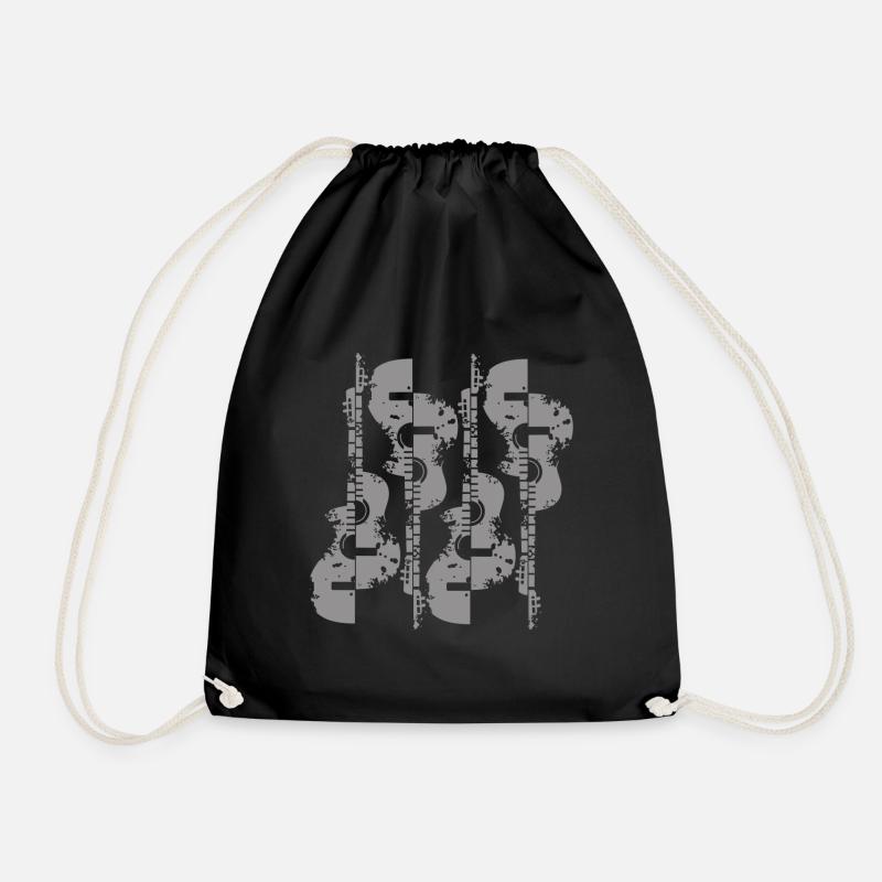 Gitarre Artwork - Turnbeutel - Schwarz