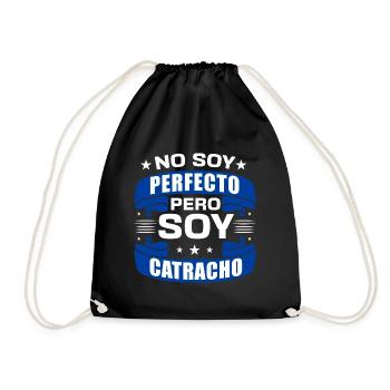 No soy perfecto pero soy catracho Design for a - Turnbeutel - Schwarz - Vorne