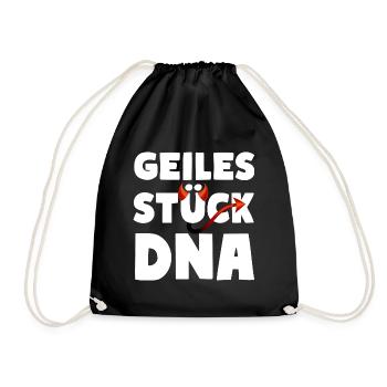 Geiles Stück DNA Teuflisch Sexy Fun - Turnbeutel - Schwarz - Vorne