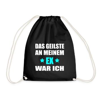La chose la plus excitante avec mon ex, c’était moi - cadeau - Sac de sport léger - noir - Devant