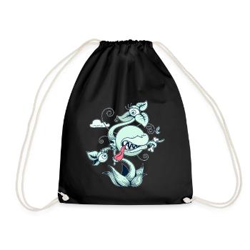 Plante folle - Sac de sport léger - noir - Devant