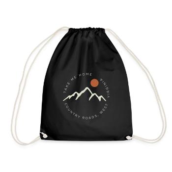 Take Me Home - Drawstring Bag - black - Front
