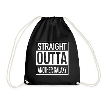 Tout droit sorti d’une autre galaxie - Sac de sport léger - noir - Devant