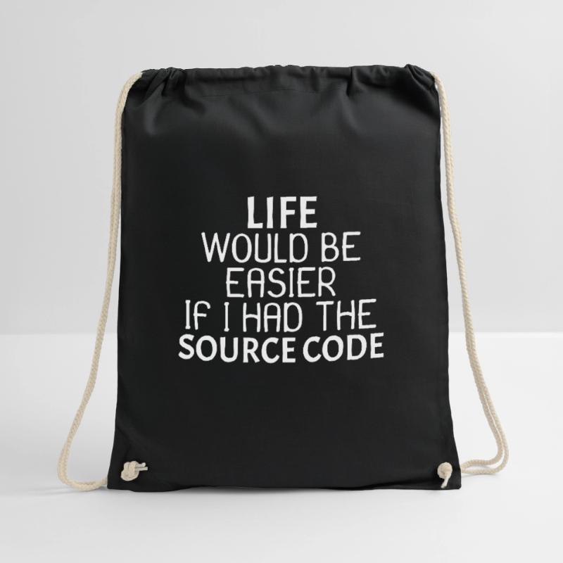 La vie serait plus facile si j'avais le code source 3dr3 Sac de sport léger