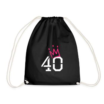 40 - Sac de sport léger - noir - Devant