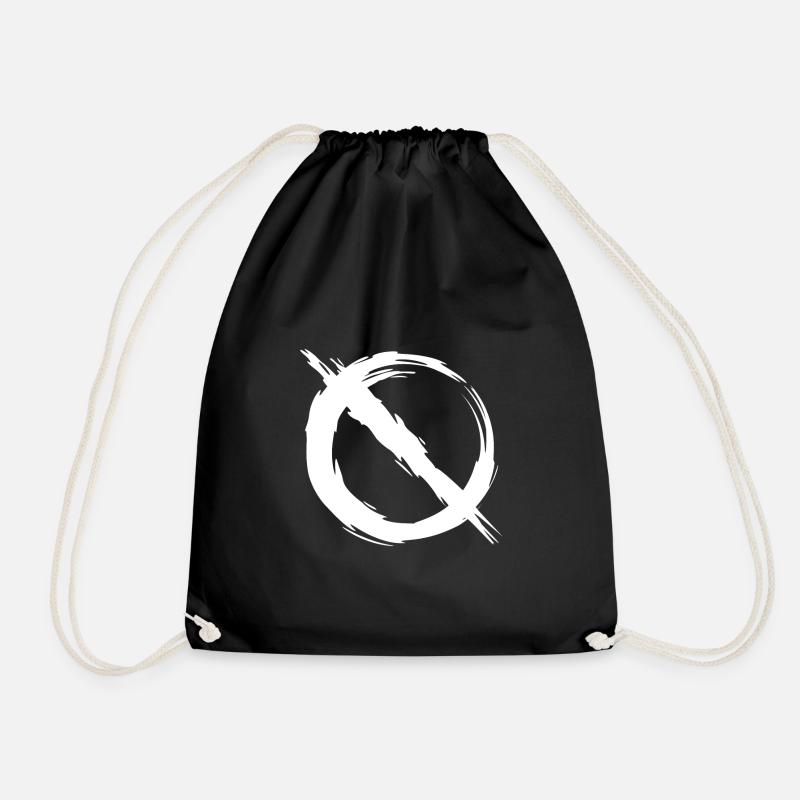 Prohibition prohibited - Drawstring Bag - black