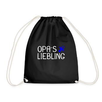 Opas Liebling baby - Turnbeutel - Schwarz - Vorne