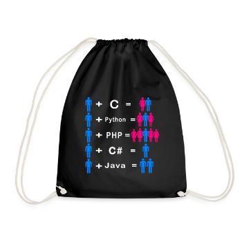 Programmeur - Sac de sport léger - noir - Devant