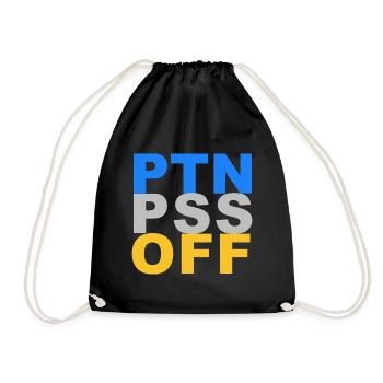PTN PSS OFF Ukraine - Drawstring Bag - black - Front