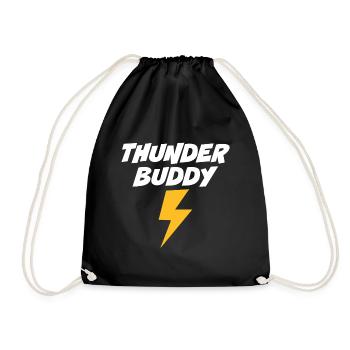 Copain du tonnerre - Sac de sport léger - noir - Devant