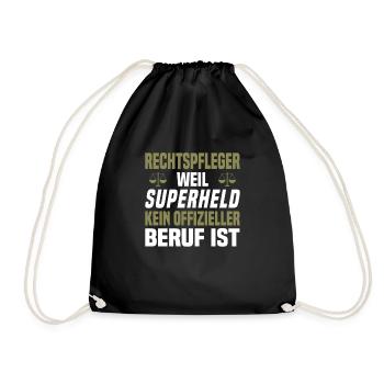 Rechtsanwaltsfachangestellter Rechtspfleger - Turnbeutel - Schwarz - Vorne