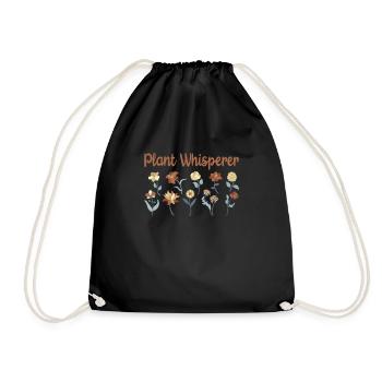 Houseplants Plant Collectors Gardening - Drawstring Bag - black - Front