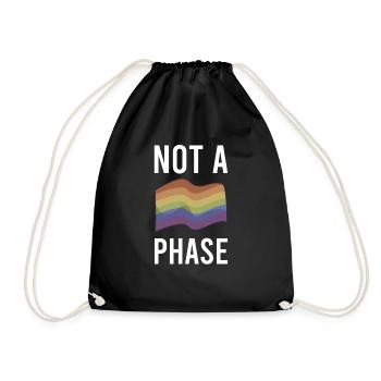 Lgbt Lesbienne Rainbow Flag Bisexuel Queer - Sac de sport léger - noir - Devant