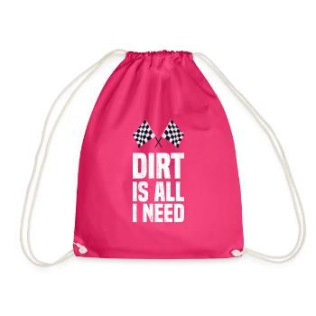 Dirt Bike Circuit Motocross - Sac de sport léger - fuchsia - Devant