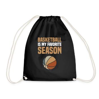 Basketball Tall Player Sports - Turnbeutel - Schwarz - Vorne