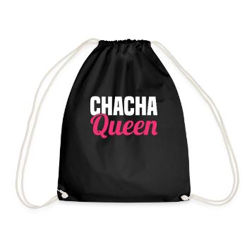 Musique de danse chacha pratiquant le latin - Sac de sport léger - noir - Devant