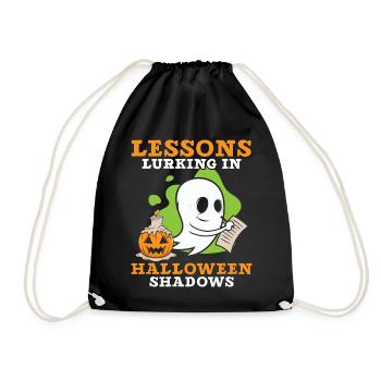 Lektionen, die in den Schatten von Halloween lauer - Turnbeutel - Schwarz - Vorne