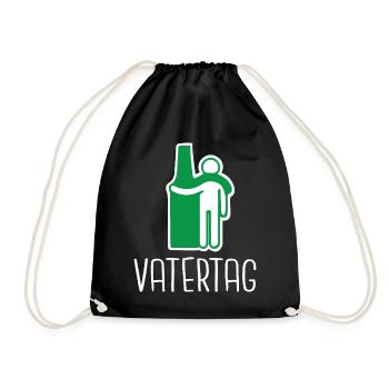 Vatertag Bier Design / Beste Freunde - Turnbeutel - Schwarz - Vorne