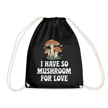 Champignons Champignons Champignon Champignon - Sac de sport léger - noir - Devant