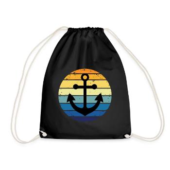 Anchor Vintage Seafaring Lake Sea Anchor - Sac de sport léger - noir - Devant