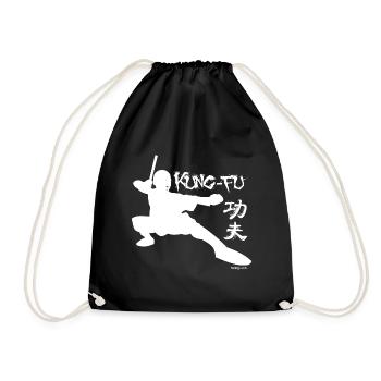 Kung Fu - Turnbeutel - Schwarz - Vorne