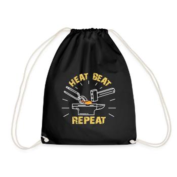 Blacksmith | Farrier - Drawstring Bag - black - Front