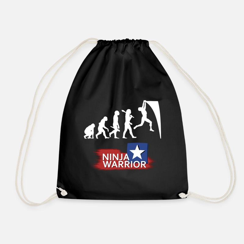 Ninja Warrior Evolution - Drawstring Bag - black