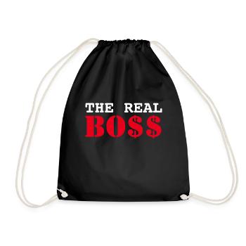 LE VRAI BOSS - CHEF - LEADER - DOLLAR - Sac de sport léger - noir - Devant