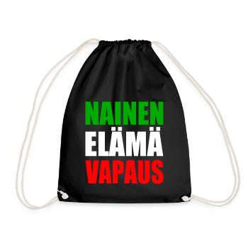 LIBERTÉ DE VIE DE LA FEMME - Sac de sport léger - noir - Devant