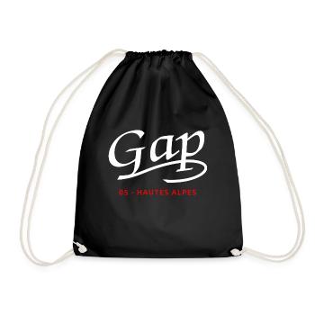 Gap - Hautes Alpes - Sac de sport léger - noir - Devant