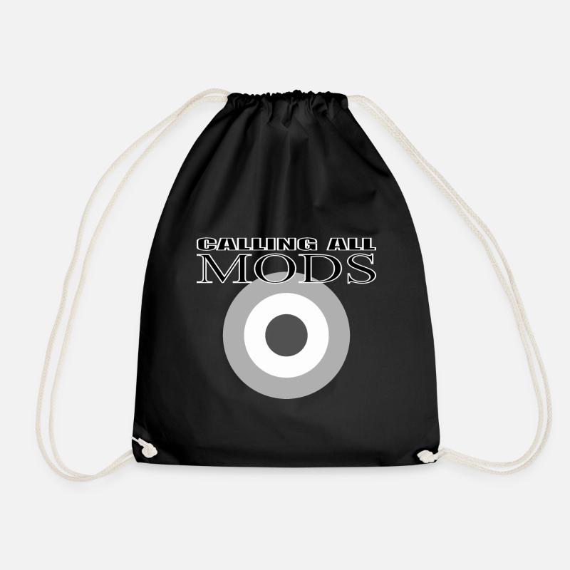 Mods Mod Subculture - Drawstring Bag - black
