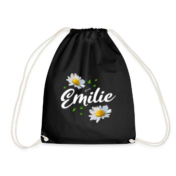 Emilie - Drawstring Bag - black - Front