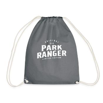 Park Ranger Funny Job Title Profession Birthday - Drawstring Bag - grey - Front