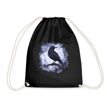 Corbeau Corbeau Goth - Sac de sport léger - noir - Devant
