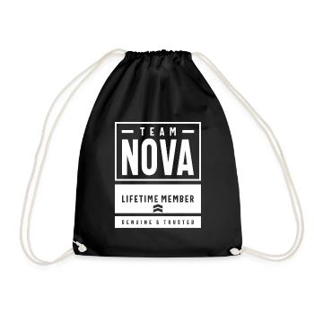 Nova Nom personnalisé - Sac de sport léger - noir - Devant