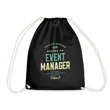 Event Manager - Drawstring Bag - black - Front