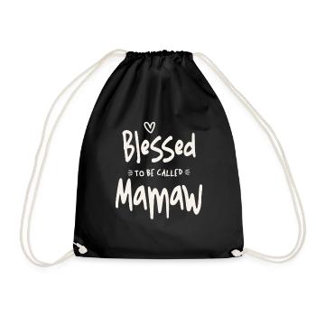 Mamaw Lustige Oma Weihnachten genannt werden - Turnbeutel - Schwarz - Vorne